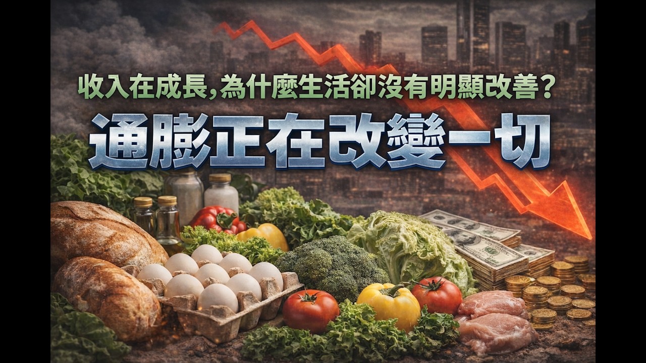 收入在成長，為什麼生活卻沒有明顯改善？通膨正在改變一切  #經濟 #通膨