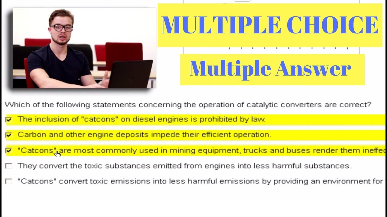 Tips and Tricks for PTE Multiple Choice Multiple Answer