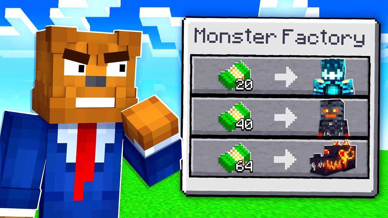 Creating Custom Mobs In Minecraft Monster Factory
