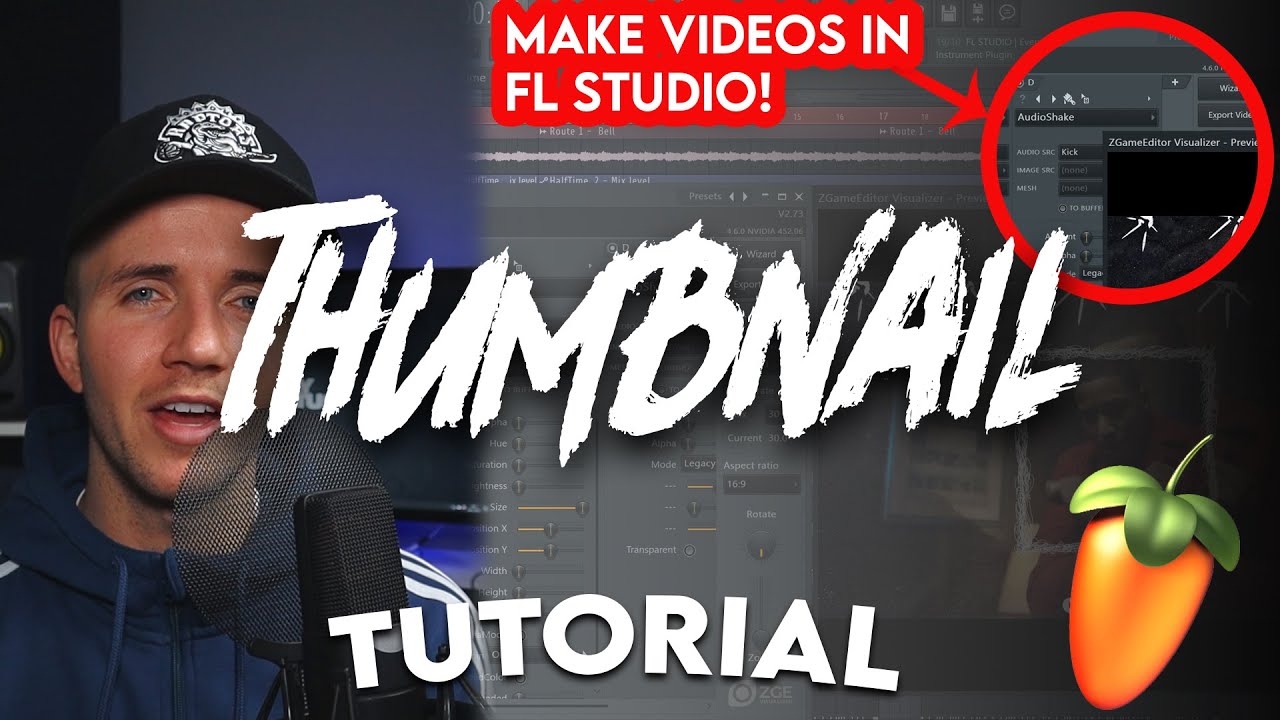 HOW TO MAKE TYPE BEAT VIDEOS / BEAT VISUALIZERS - (Thumbnail & Video Tutorial - FL Studio 20)