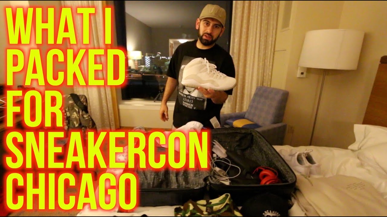What I Packed For SneakerCon Chicago