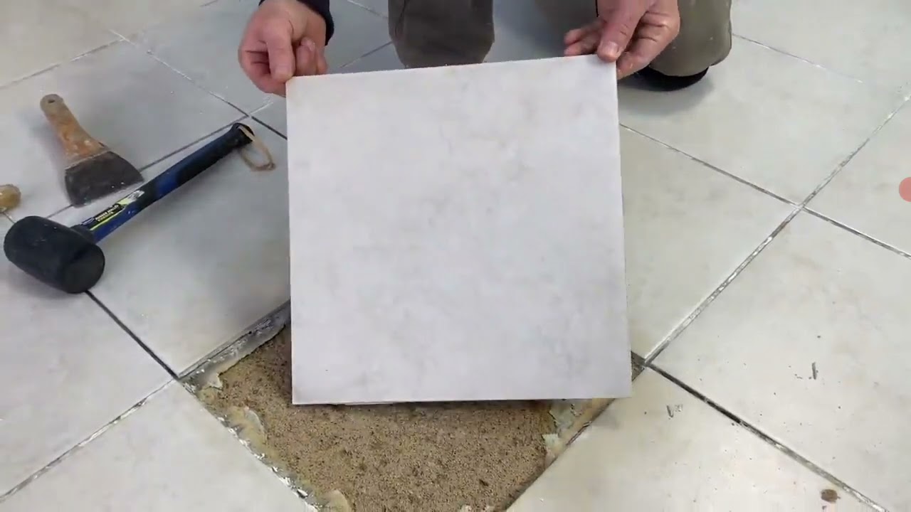 Retirar piso cerâmico sem  quebrar
