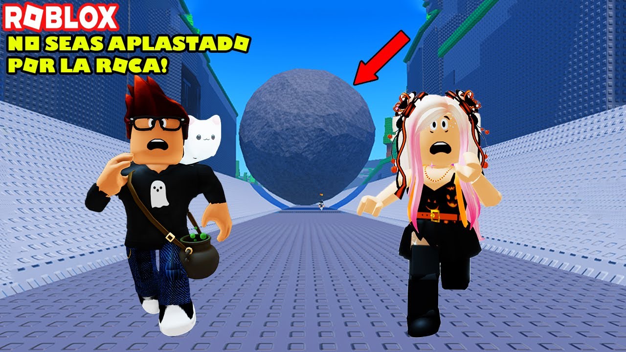 Duelo de Rayos Congelantes entre Samanta y Yo Mientras Escapamos de una Roca Gigante! 🤭😄😄