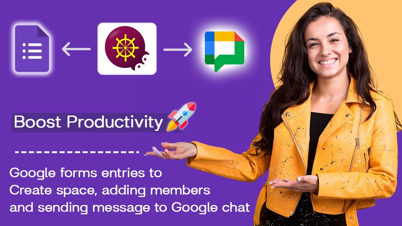 Real Google Forms + Google Chat integration & automation that you can simple use.