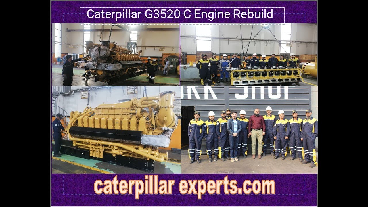 Caterpillar G3520c Engine Rebuild