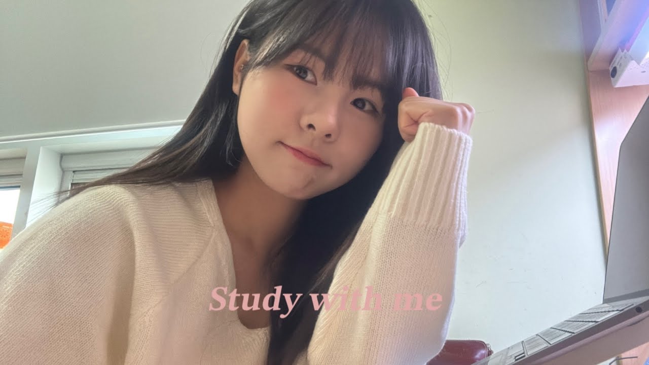 서울대 기숙사에서 같이 공부해요💡Study with me for 50min │ 가습기 sound 🫧