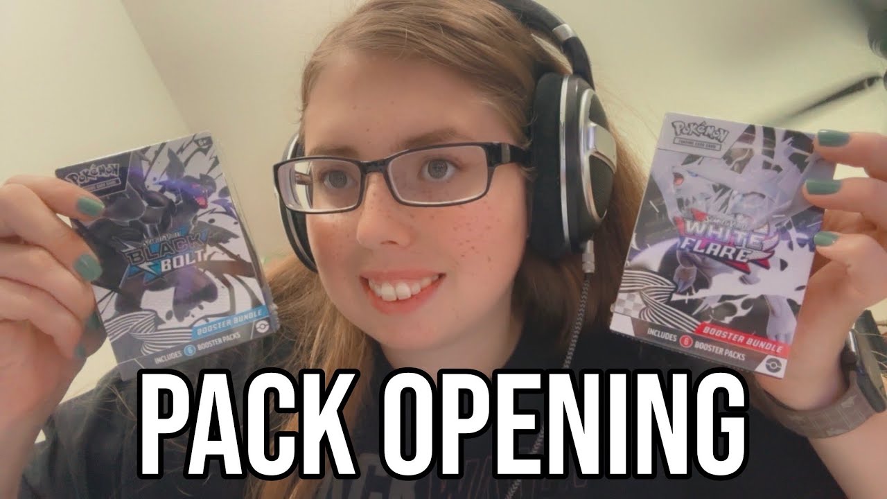 Распаковка бустерных наборов Black Bolt & White Flare | Pokémon TCG
