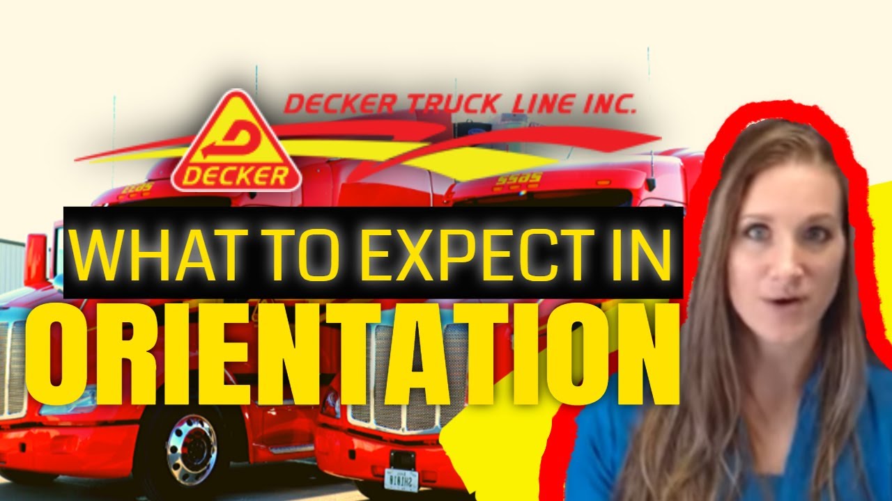 Расписание ориентации на линии грузовиков Decker: вопросы и ответы. Из чего состоит ориентация?