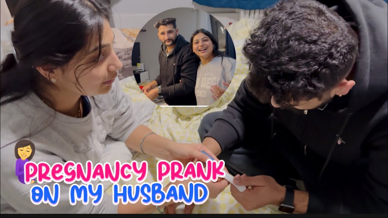 Pregnancy Prank On My Husband 🤰|| Haryanvi Couple Blog 🇨🇦