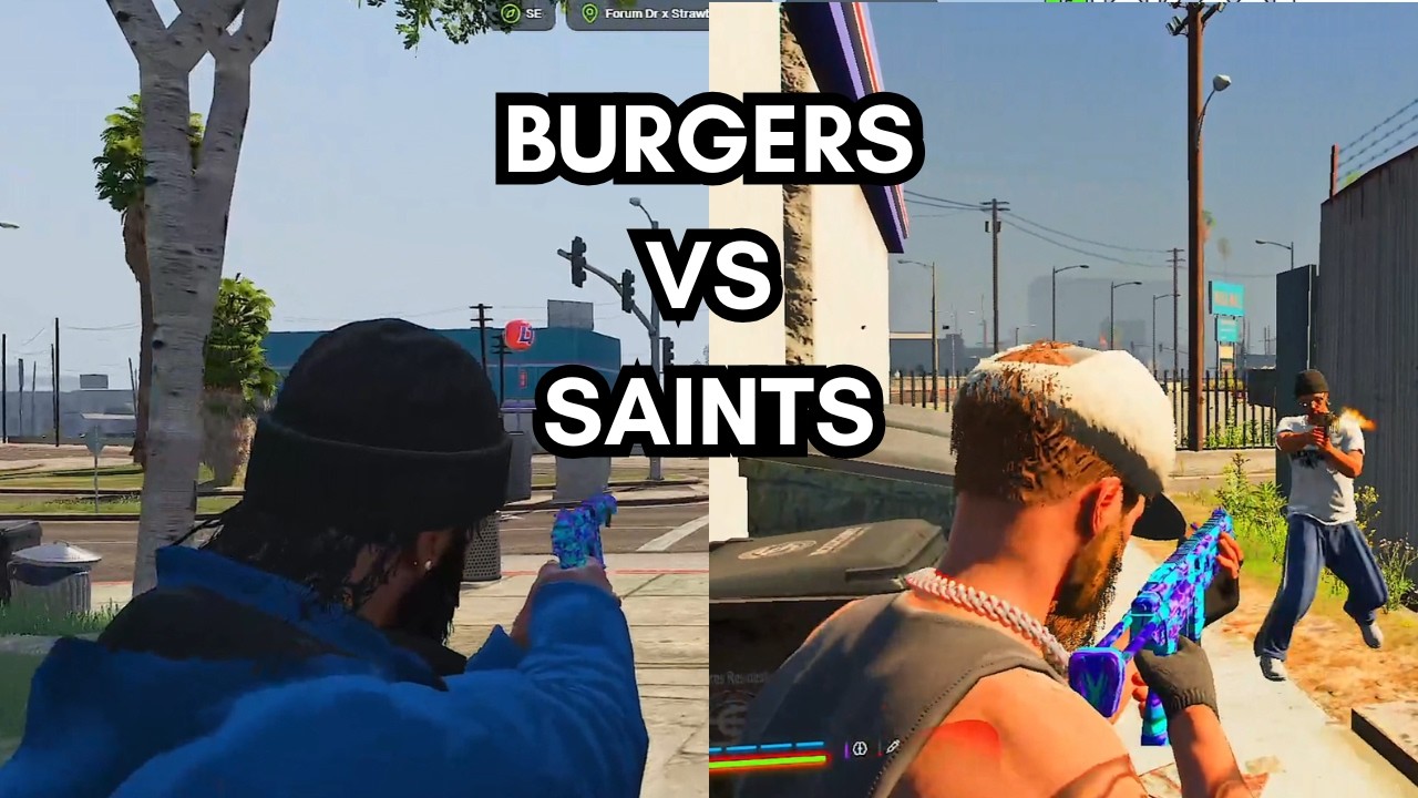 Burgers vs Saints Multi Pov Prodigy RP