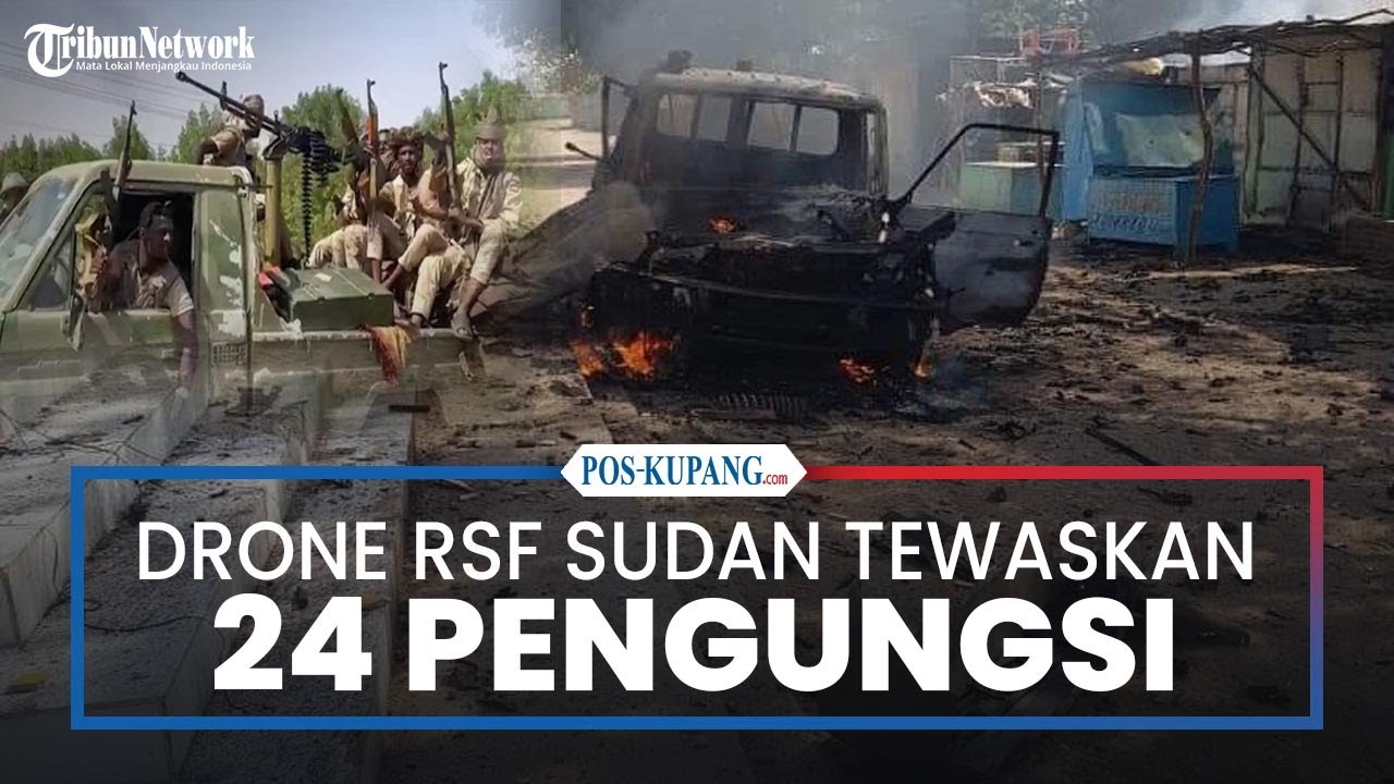 Serangan RSF di Sudan Tewaskan 24 Pengungsi, Termasuk 8 Orang Anak