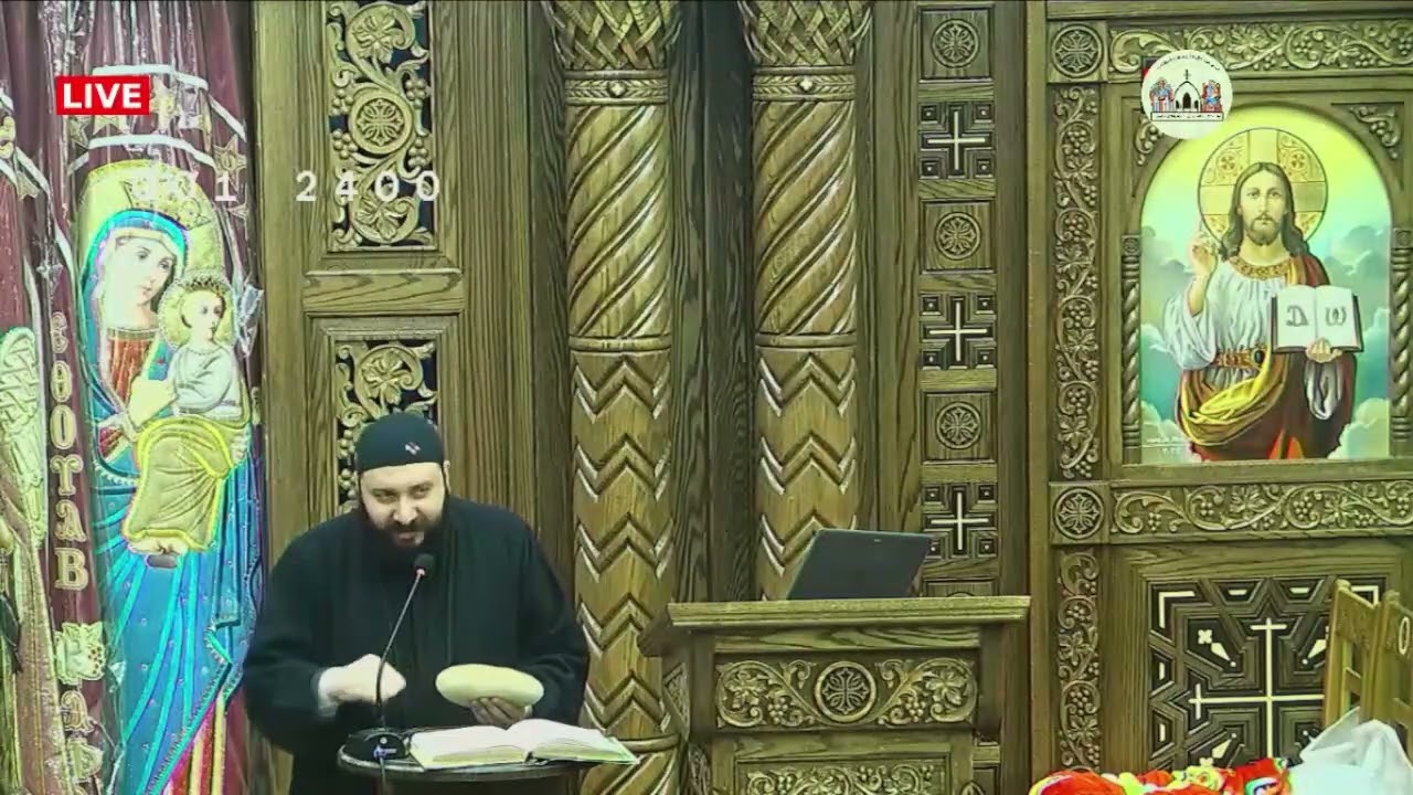 كورس شرح ليتروجيا القداس الالهي - محاضرة رقم 7 - من التقديس الى التسريح - للقس/ بيتر نبيل