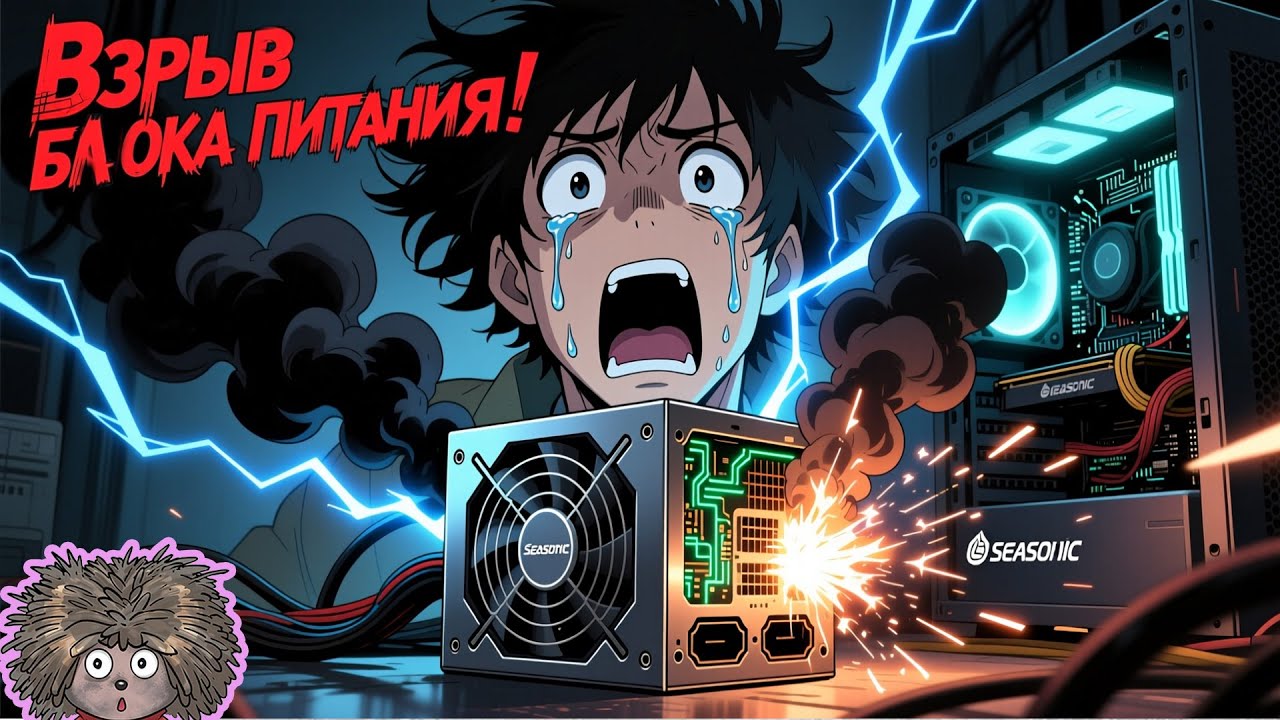 РЕМОНТ блока питания после ВЗРЫВА! Seasonic 650W снова работает!