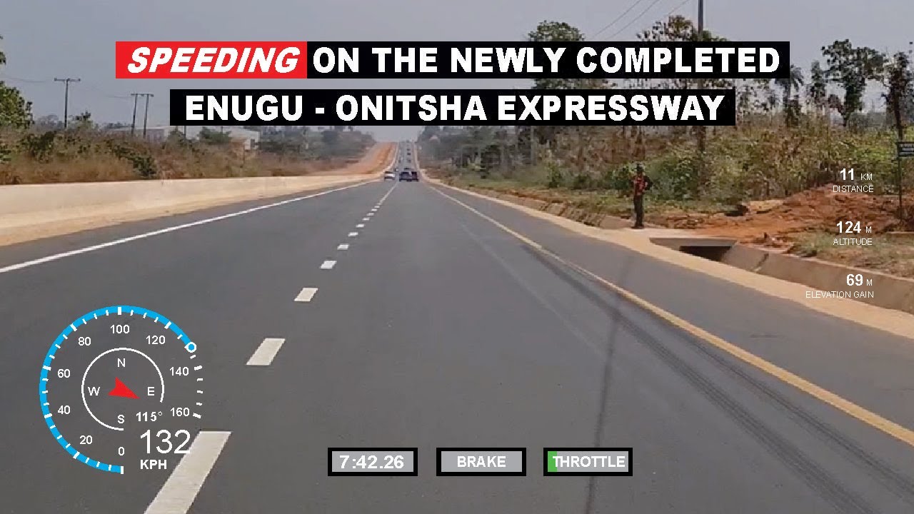 Enugu Onitsha Expressway High Speed Drive, Checkout Completed Sections
