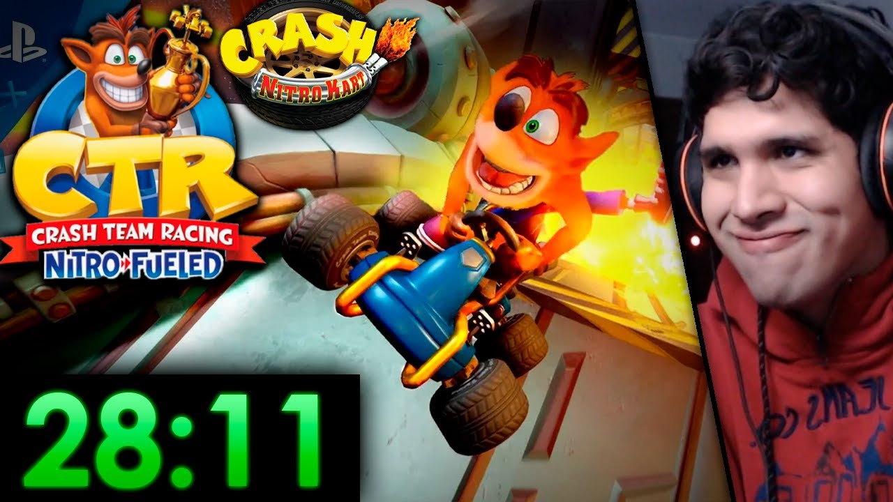 NUEVO SPEEDRUN de Crash NITRO KART en CTR: Nitro Fueled Any%