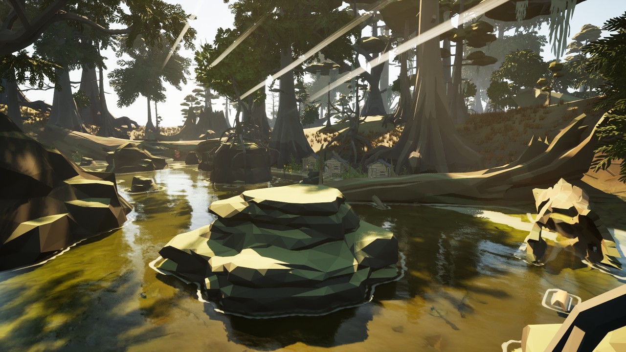 Unreal Engine 5, Low Poly Swamp Environment (Part 2) Vertical