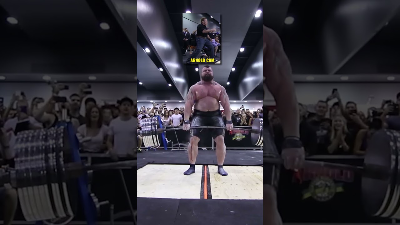 Eddie Hall Lifts 1018.5lbs Arnold Schwarzenegger Reacts! #arnoldschwarzenegger