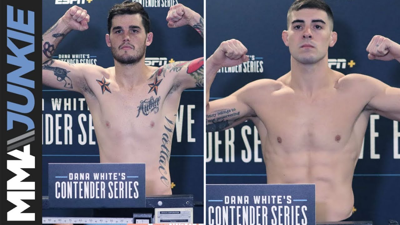 Dana White's Contender Series 19 weigh in highlight