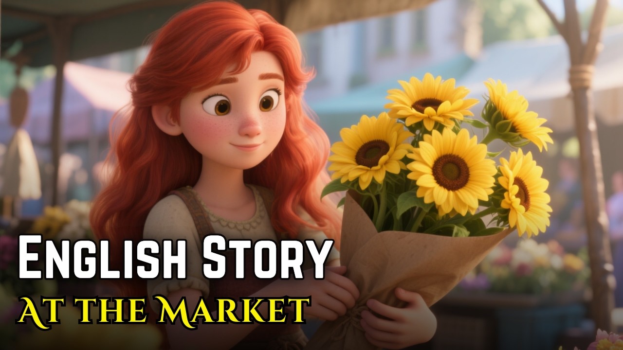 English Story for Beginners | Trip to the Market | Simple English Story (A1–A2)