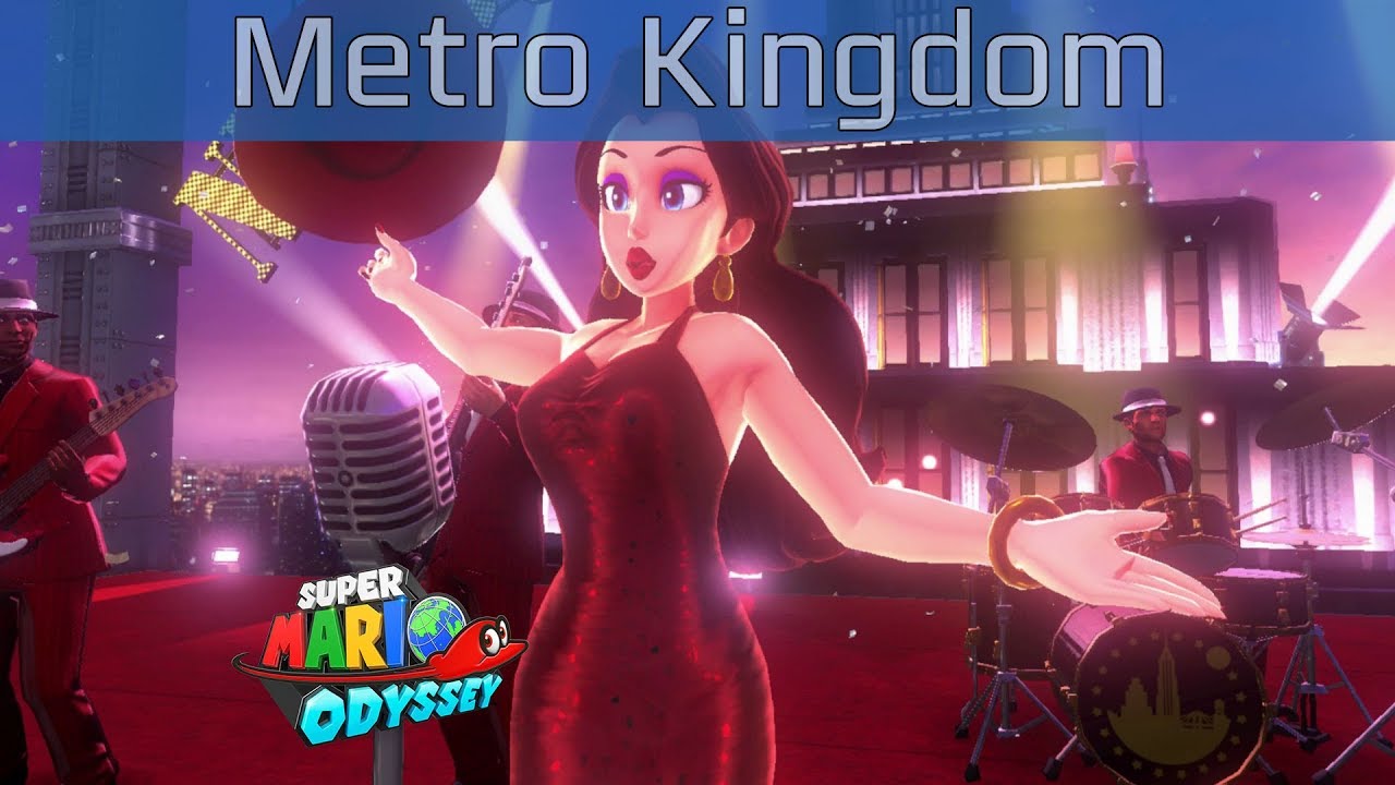 Super Mario Odyssey - Metro Kingdom Walkthrough [HD 1080P/60FPS]