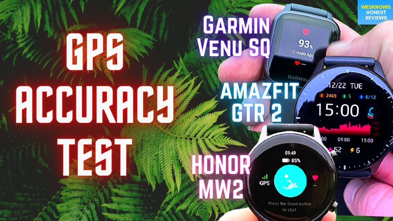 ТОЧНОСТЬ GPS Тест Garmin Venu SQ против Honor MagicWatch2 против Amazfit GTR2|Неожиданные результаты