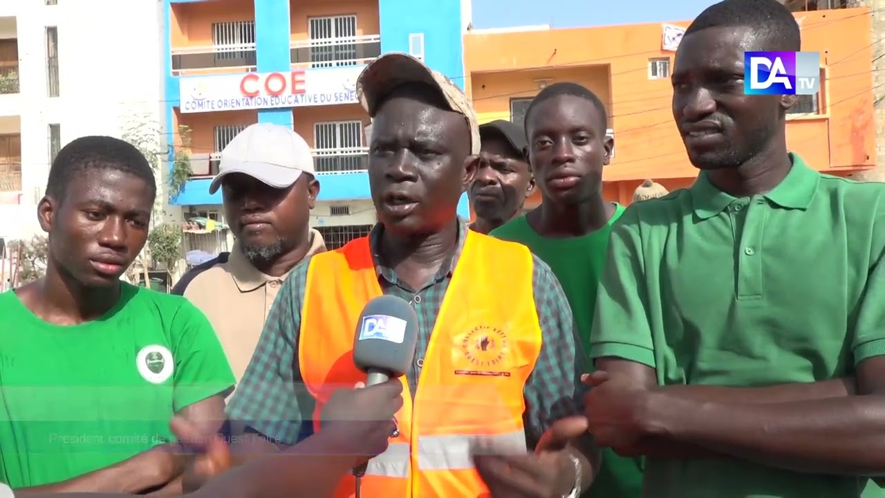 Journée Clean day : les jeune de Ouest Foire se mobilisent pour rendre propre  leur  quartier