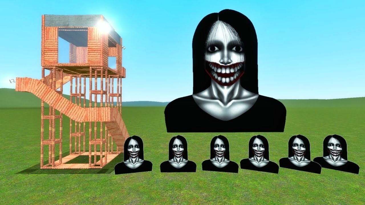 Kuchisake Onna Vs Towers In Garry's Mod