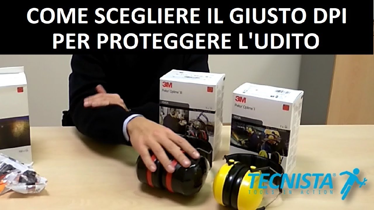 Dispositivi di protezione individuale per l'udito: cos'è l'SNR e come si legge
