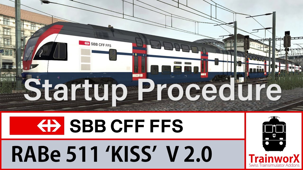 TrainworX RABe 511 'KISS' V 2.0 | Startup Procedure