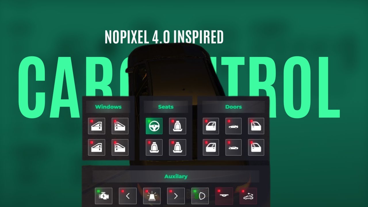 Nopixel 4.0 Inspired Car Control | Qbcore Script