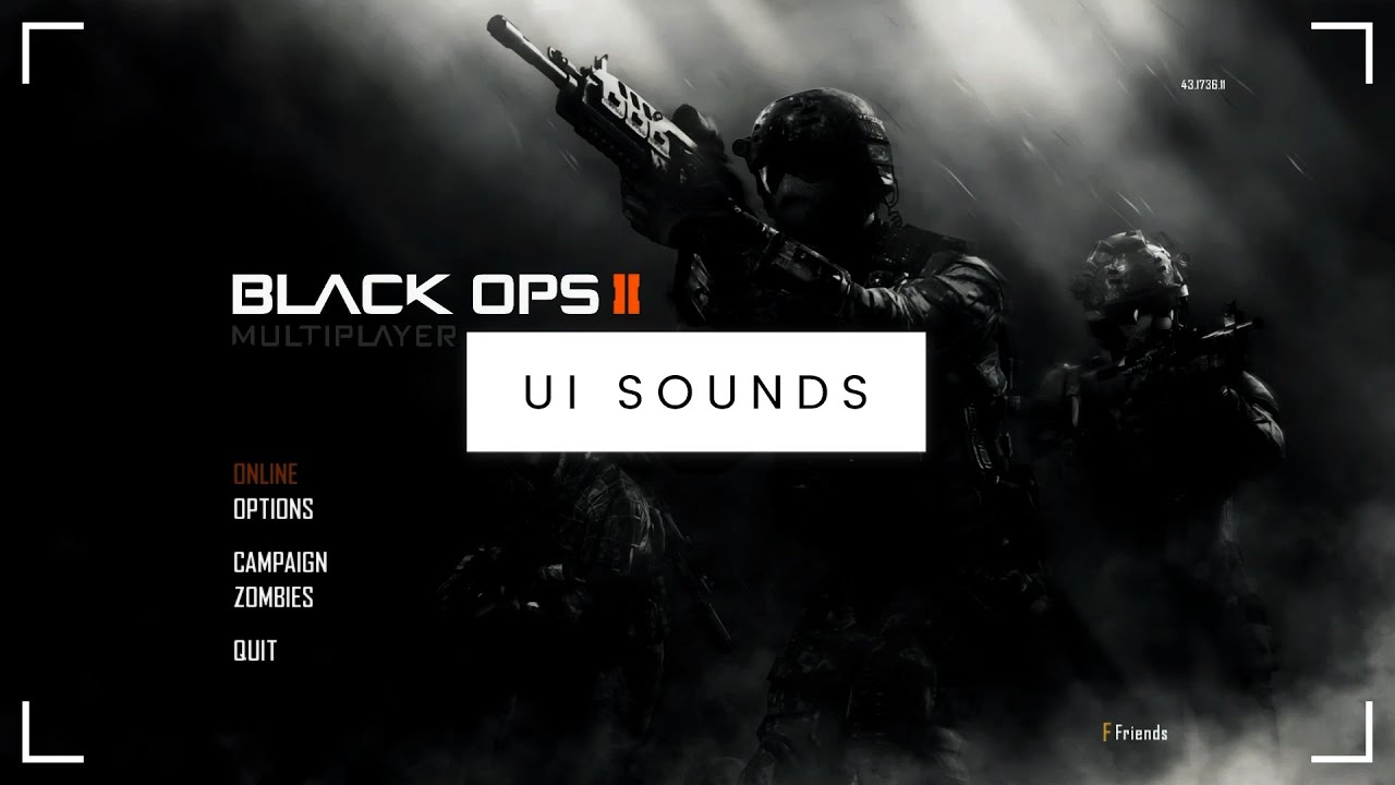 Call of Duty: Black Ops 2 [UI Sounds]