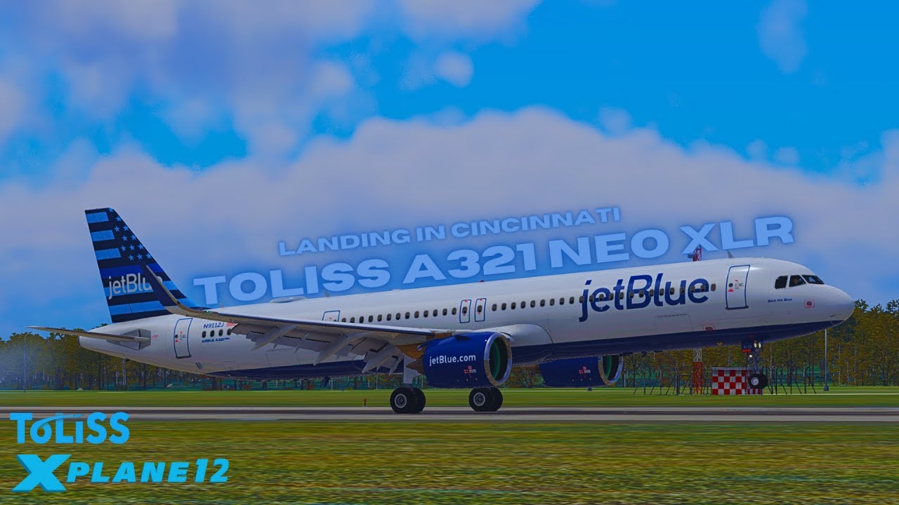 TOLISS A321 NEO XLR | Landing Into Cincinnati | XPLANE 12