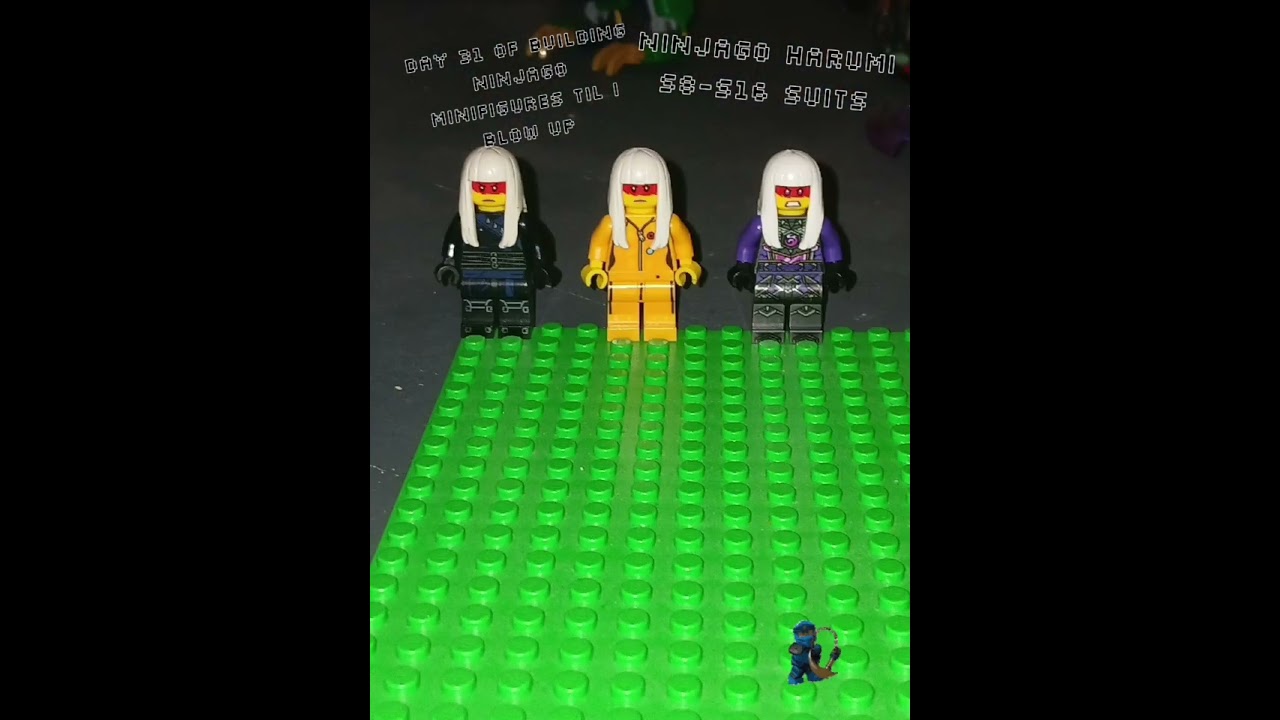 Building Ninjago Minifigs (day 21-40) compliation