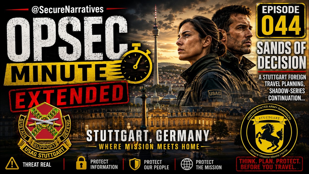 OPSEC Minute - Extended -- 044, Sands of Decision...