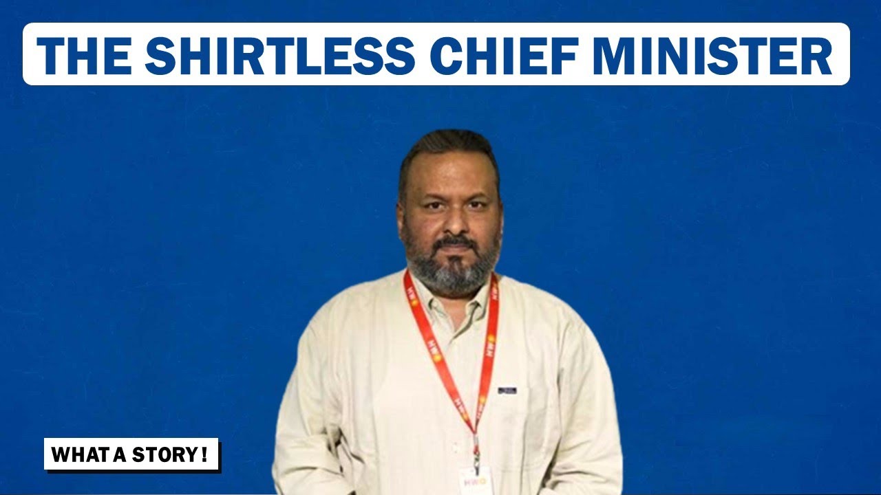 What a Story: The Shirtless Chief Minister| NCP | RR Patil | Sharad Pawar | Maharashtra | Sujit Nair
