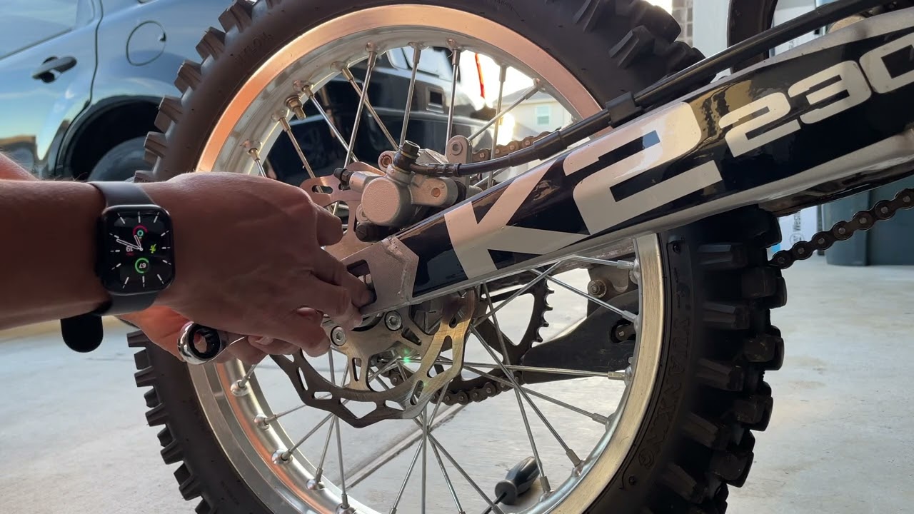 Kayo K2 230 Chain Adjustment