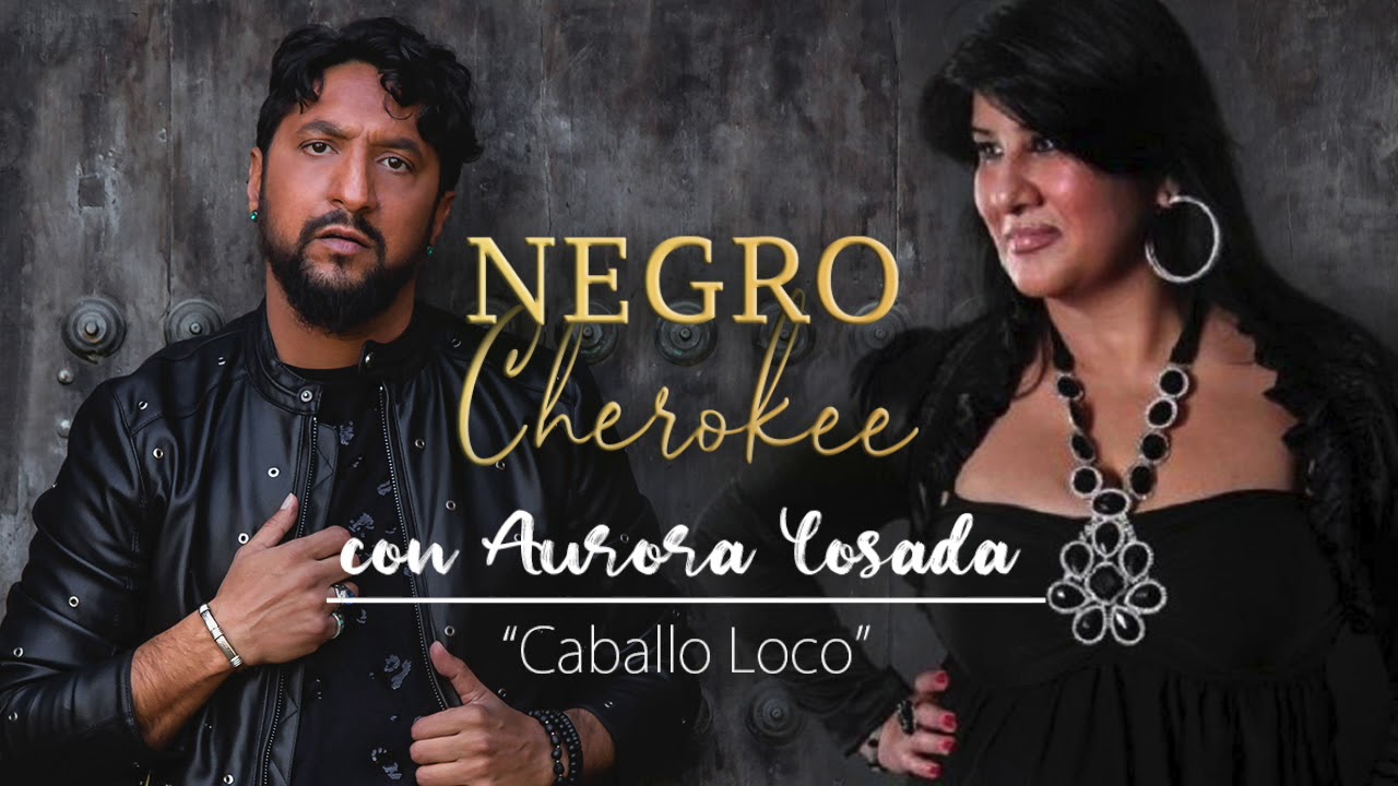 Negro Cherokee con Aurora Losada `Caballo Loco´