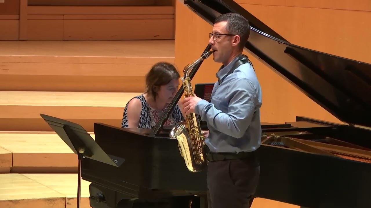 Dubois - Concerto (Erik Steighner, alto saxophone; Oksana Ejokina, piano)