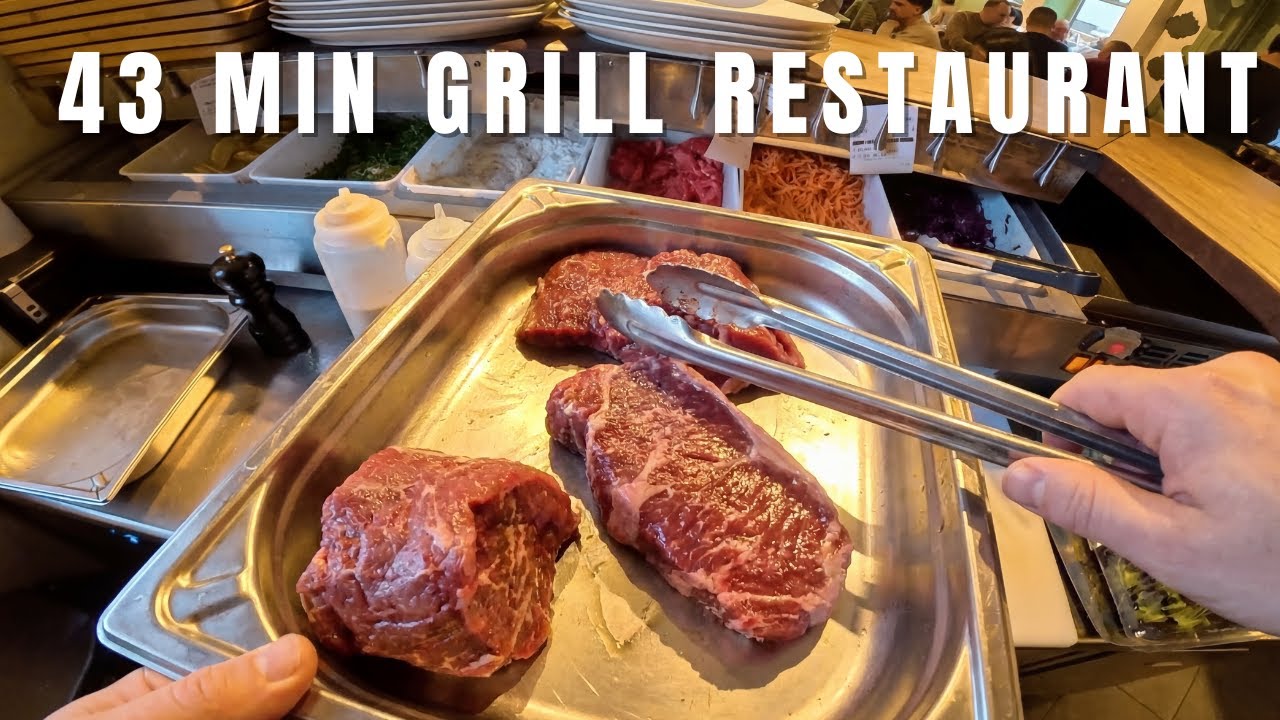 43 Minutes Inside a French Grill Restaurant: Service Like Never Before!