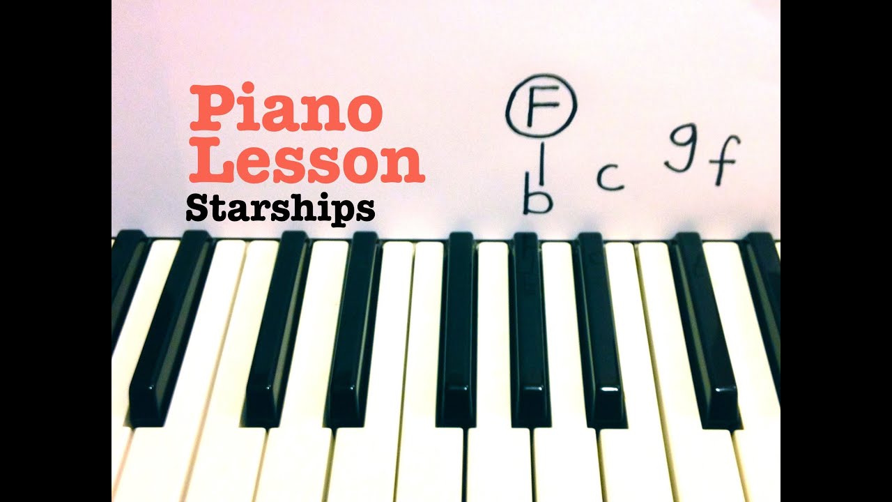 Starships- Piano Lesson - Nicki Minaj   (Todd Downing)