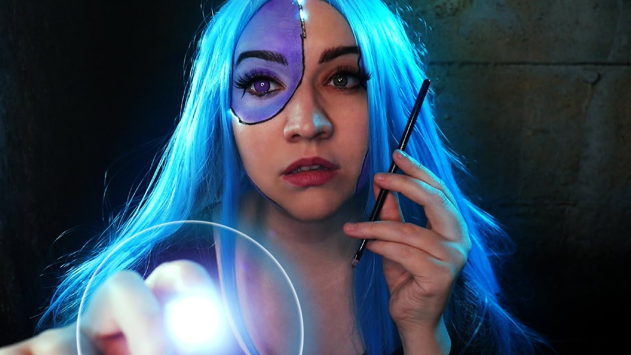 ASMR Cyborg Girl Repairs Your Face (Examination, Cleaning, Personal Attention, etc)