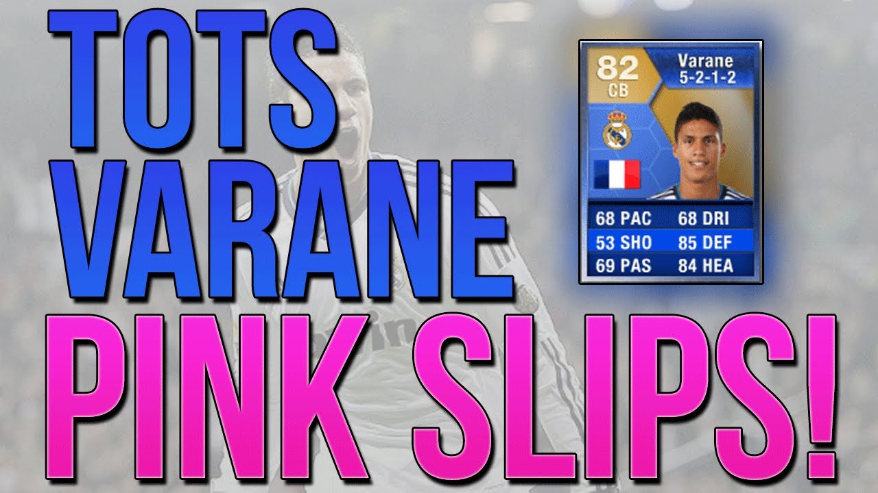 Fifa 13 Ultimate Team - TOTS Raphael Varane Pink Slips Match