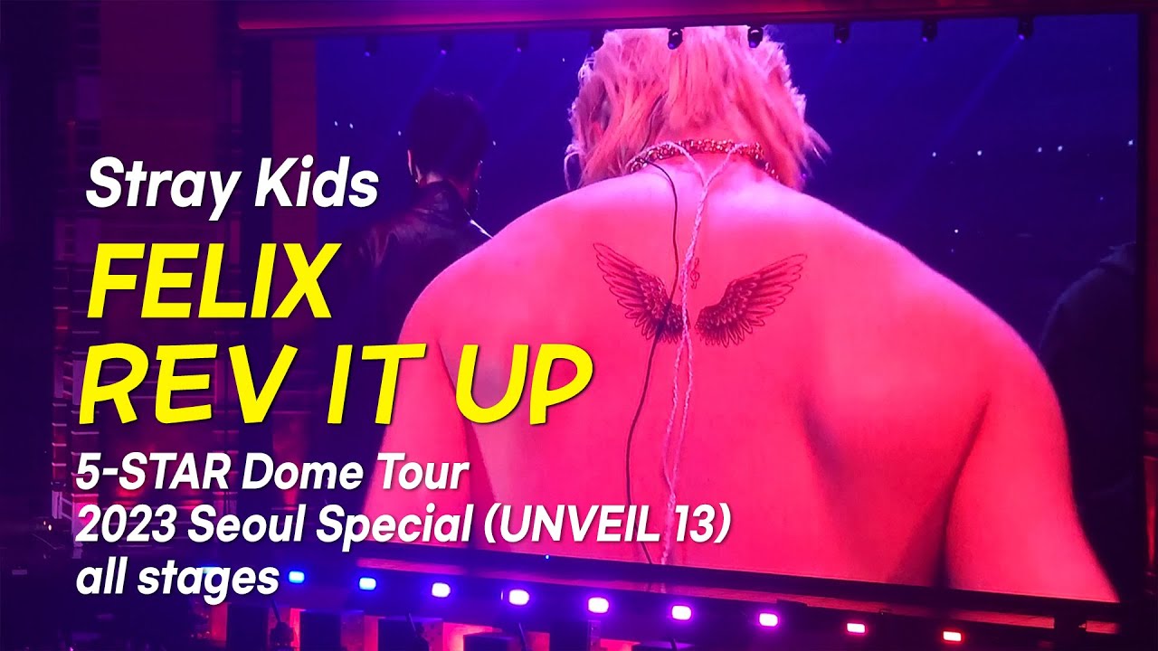 스트레이 키즈 필릭스 'REV IT UP' 5-STAR Dome Tour 2023 Seoul 2일간 무대 모음