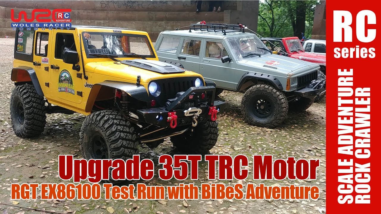 RC Scale Adventure RGT EX86100 Upgrade Motor 35T & Metal Shock