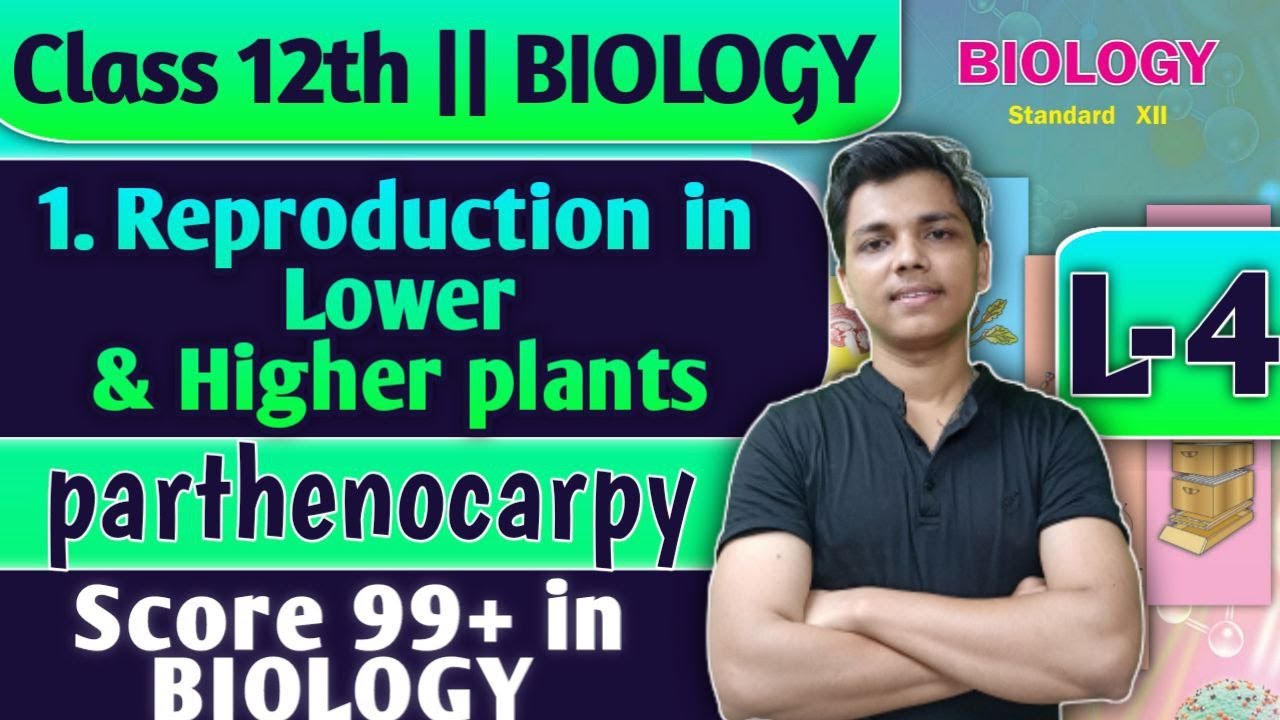 L-4 | 1. Reproduction in Lower and Higher Plants Class 12 Biology Parthenocarpy #biology