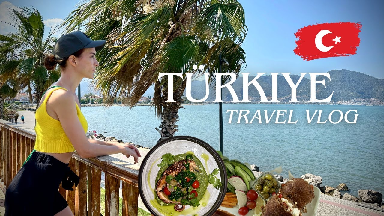 FETHIYE travel vlog: exploring the old town, Calis beach, must-try food | Turkey Ep. 1 🇹🇷