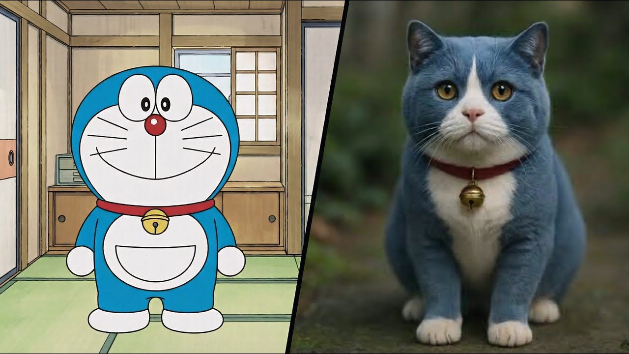100 Cartoon & Anime Characters in REAL LIFE! 100 Characters! (Doraemon, Shinchan, Naruto)