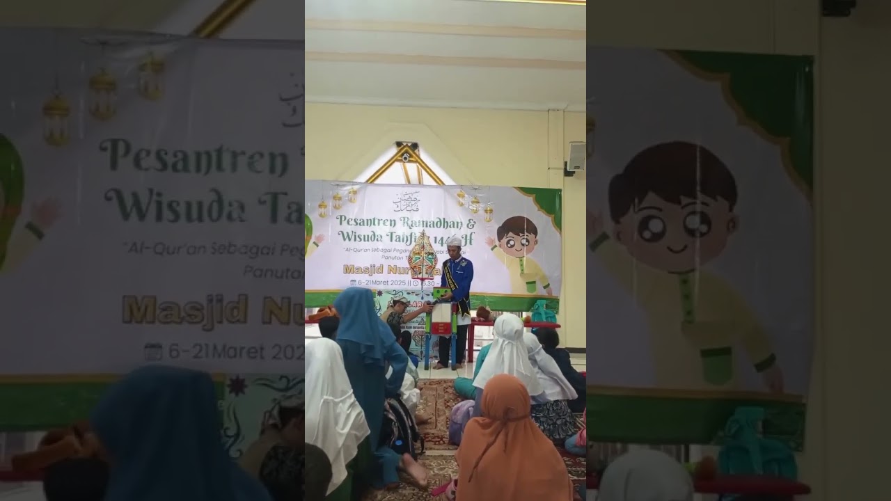 Tiko si Robot Kayu Pintar menghibur Anak-anak DTA Nurul Falah Lengkong