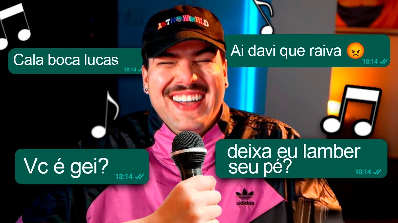 N&atilde;o me canso de ouvir conversas de whatsapp cantadas por IA's