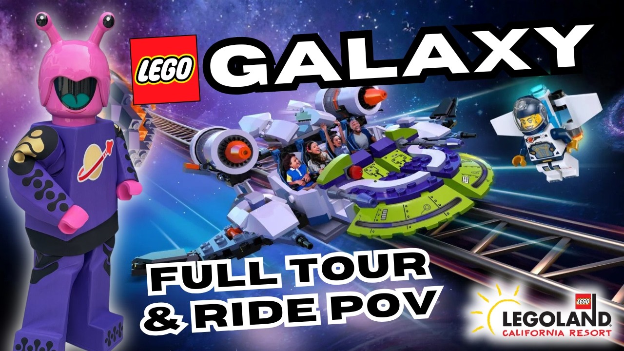 Исследуйте НОВУЮ галактику LEGO в LEGOLAND! 🚀 - Галактические американские горки, новые аттракцио...